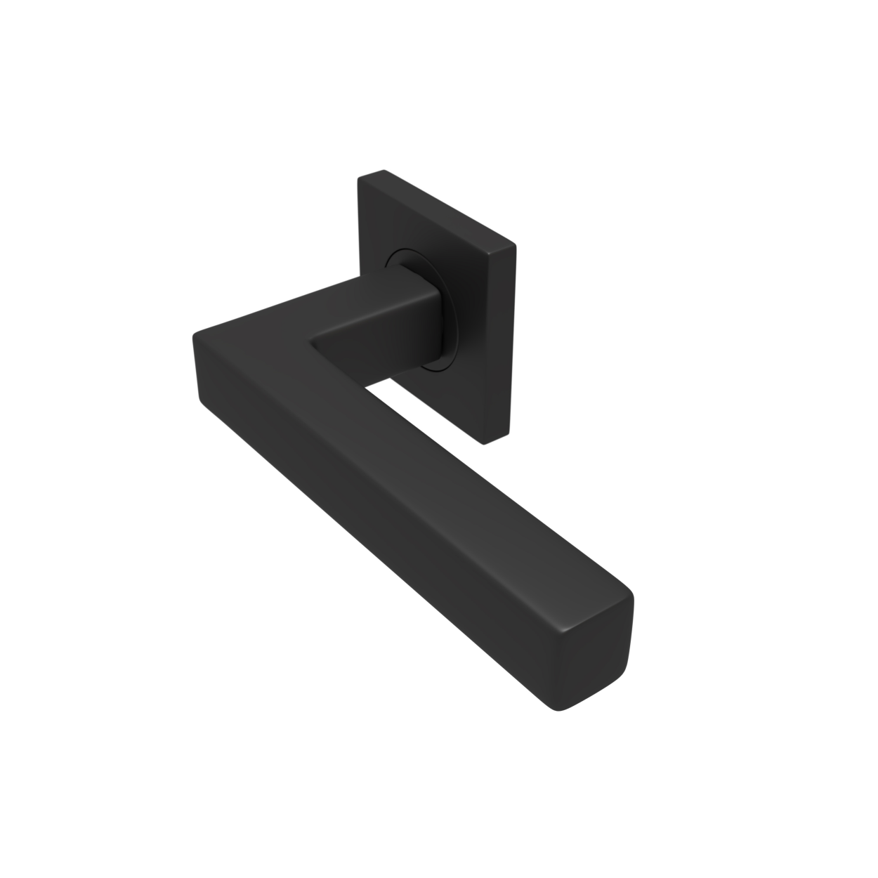 Sluitwerkpakketten met Deurkruk Squared 16 Regular Zwart
